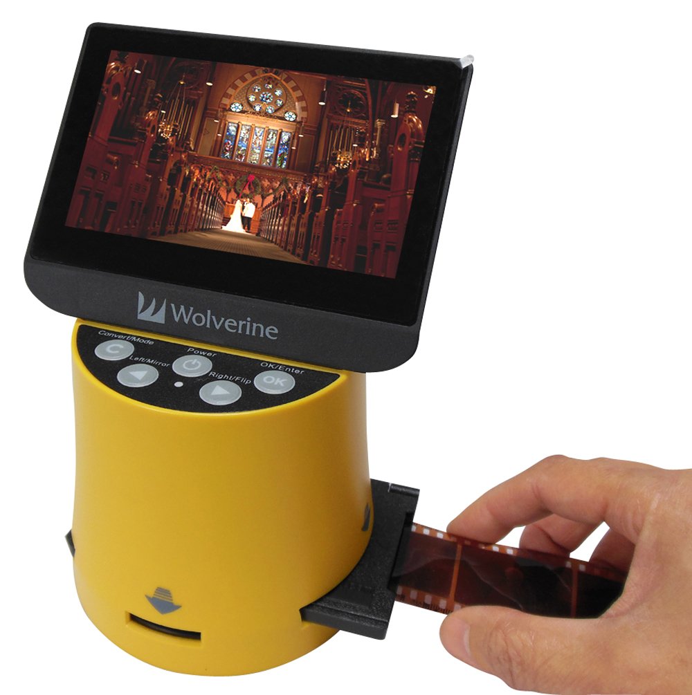 Wolverine Titan 8-In-1 High Resolution 35Mm, 127, 126, 110 And Aps Film To Digital Converter With 4.3 Screen And Hdmi Output
