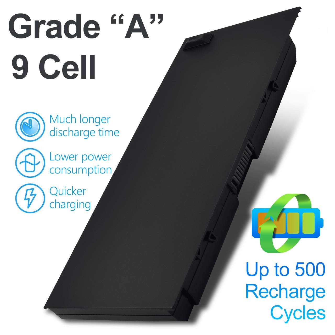 Lqm 11.1V 97Wh 9 Cell New Laptop Battery For Dell Precision M4600 M4800 M6600 M6700 M6800 Pn:Fv993 Fjj4W Pg6Rc 7Dwmt Jhyp2 K4Rdx