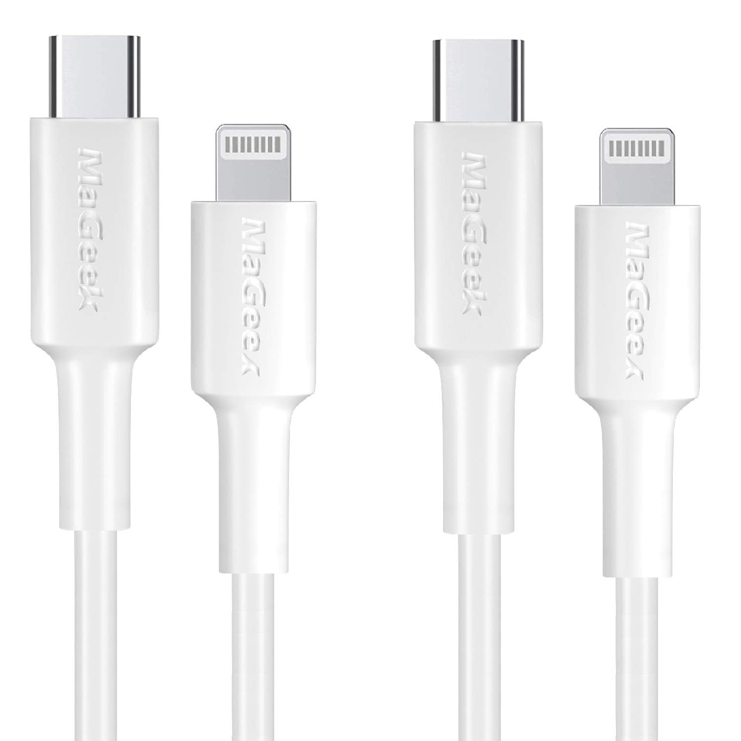 Mageek Usb C To Lightning Cable 3.3Ft, [Apple Mfi Certified] [2-Pack] Pd Charger Compatible With Iphone 14/13/12/11/X/8, Ipad Ai