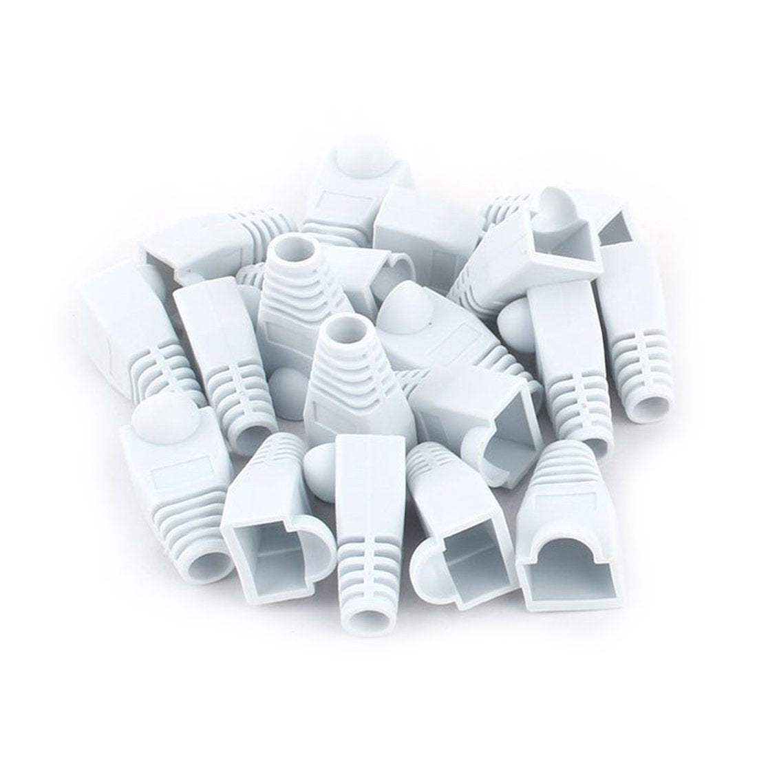 YIOVVOM Soft Plastic Ethernet RJ45 Cable Connector Boots Cover Strain Relief Boots CAT5 CAT5E CAT6 CAT6E 100PCS