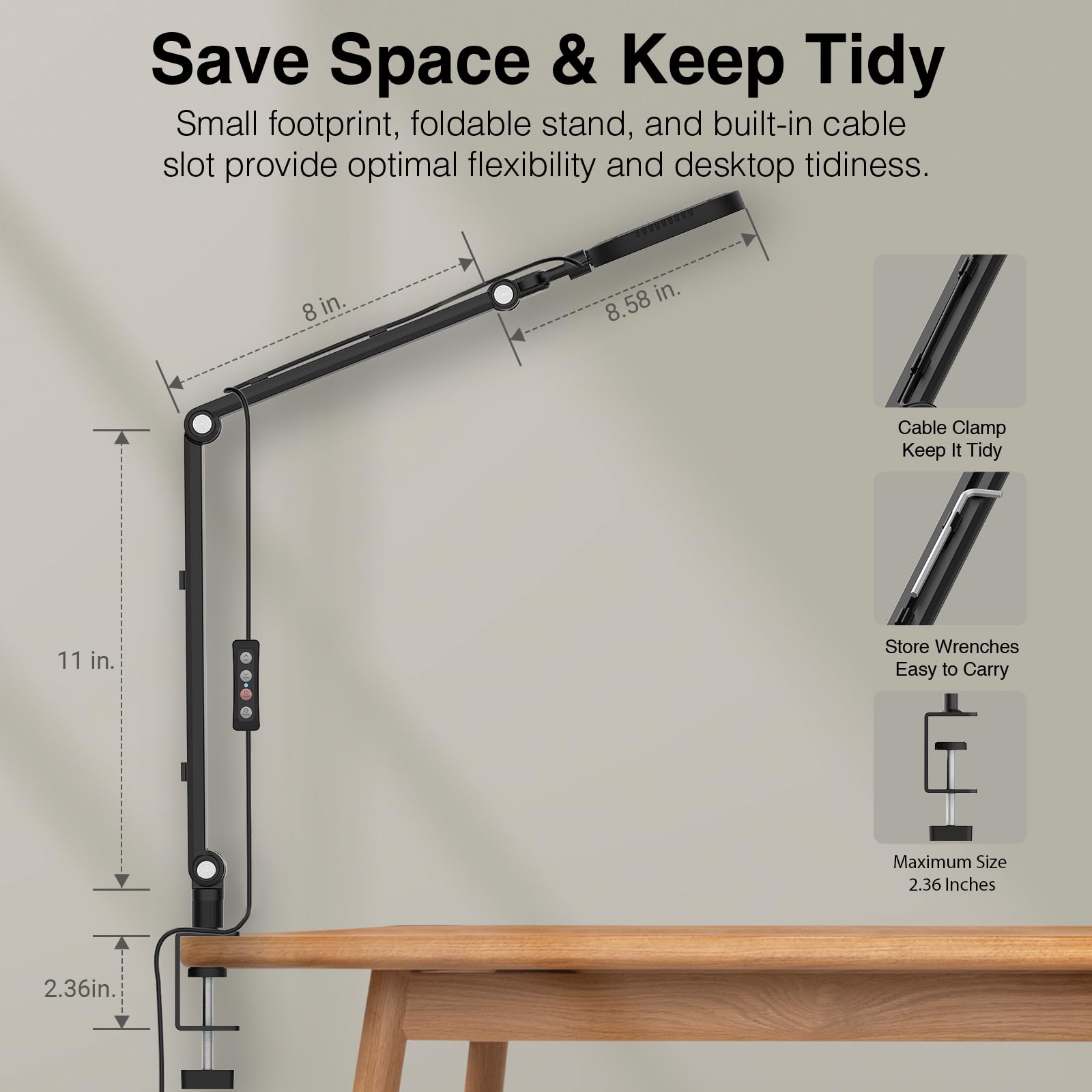 APEXEL 10 Ring Light with Stand & Phone Holder, Overhead Mount, 360° Adjustable Arm for Photography, Makeup & Live Streaming