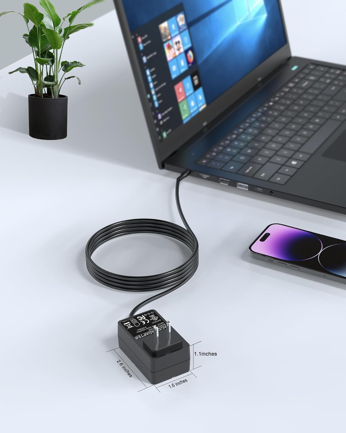 12V2A Replacement For Gateway Laptop Charger Compatible With Gwtc116 2 Gwtn156 11 Gwtn116 1 Gwnc21524 Gwtc116 1 Gwtn116 3 Gwtn141 1 Gwtn141 5 Evoo Ev C 116 5 Ev C 116 6 N11Sp3 Laptop Power Supply