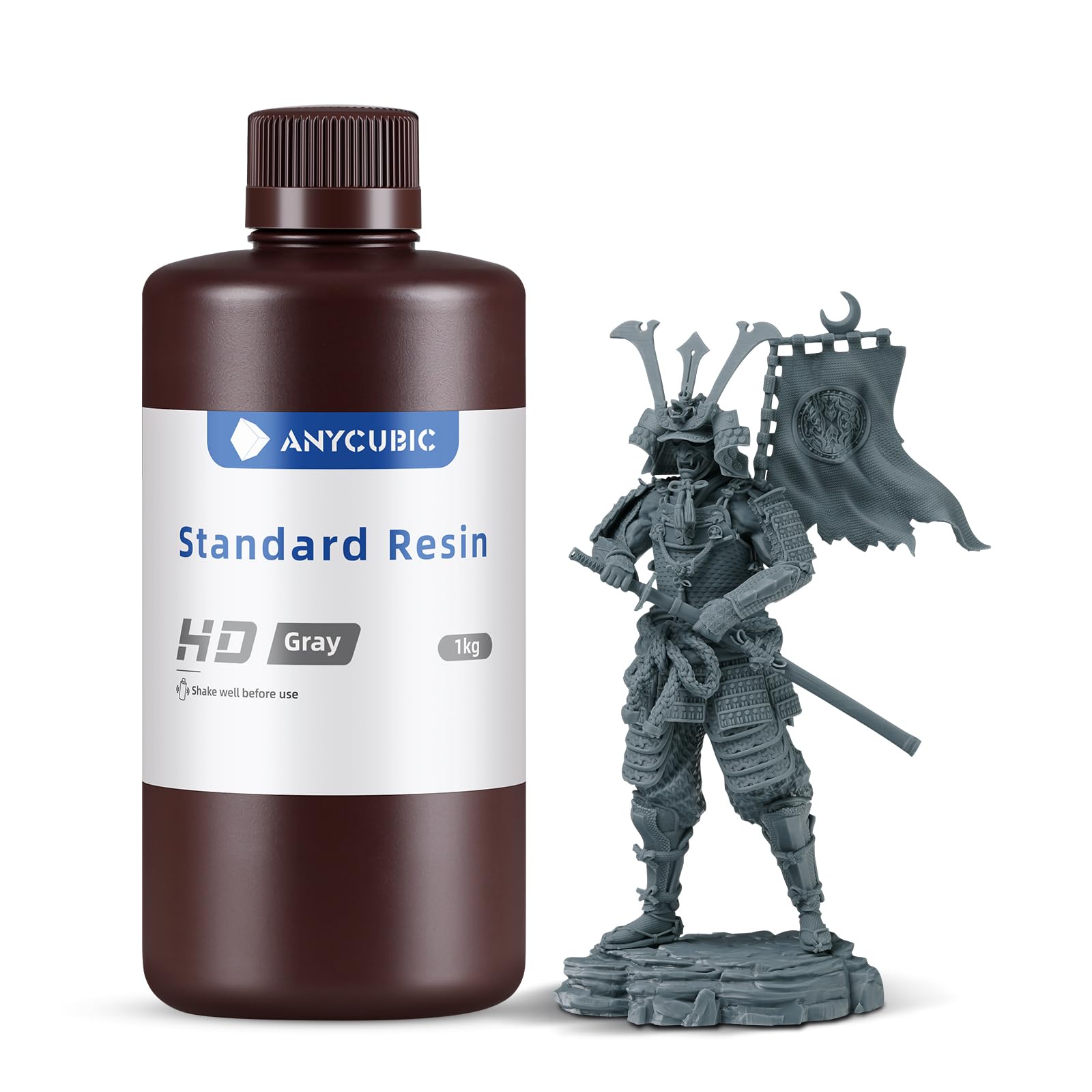 Anycubic Upgraded 8K 3D Printer Resin, 3D Printing Resin With High Precision And Quick Curing & Excellent Fluidity For Lcd 4K/6K