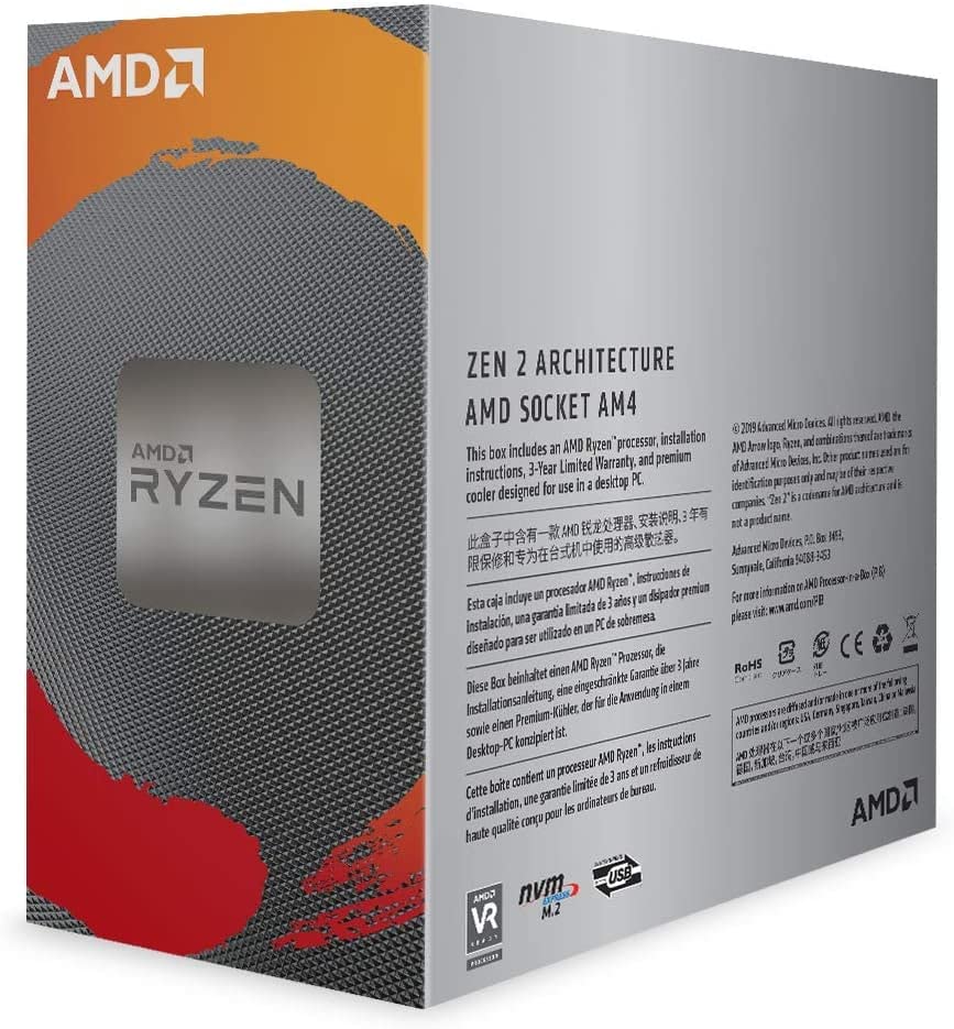 Amd Ryzen 5 3600 6 Core, 12 Thread Unlocked Desktop Processor With Wraith Spire Cooler