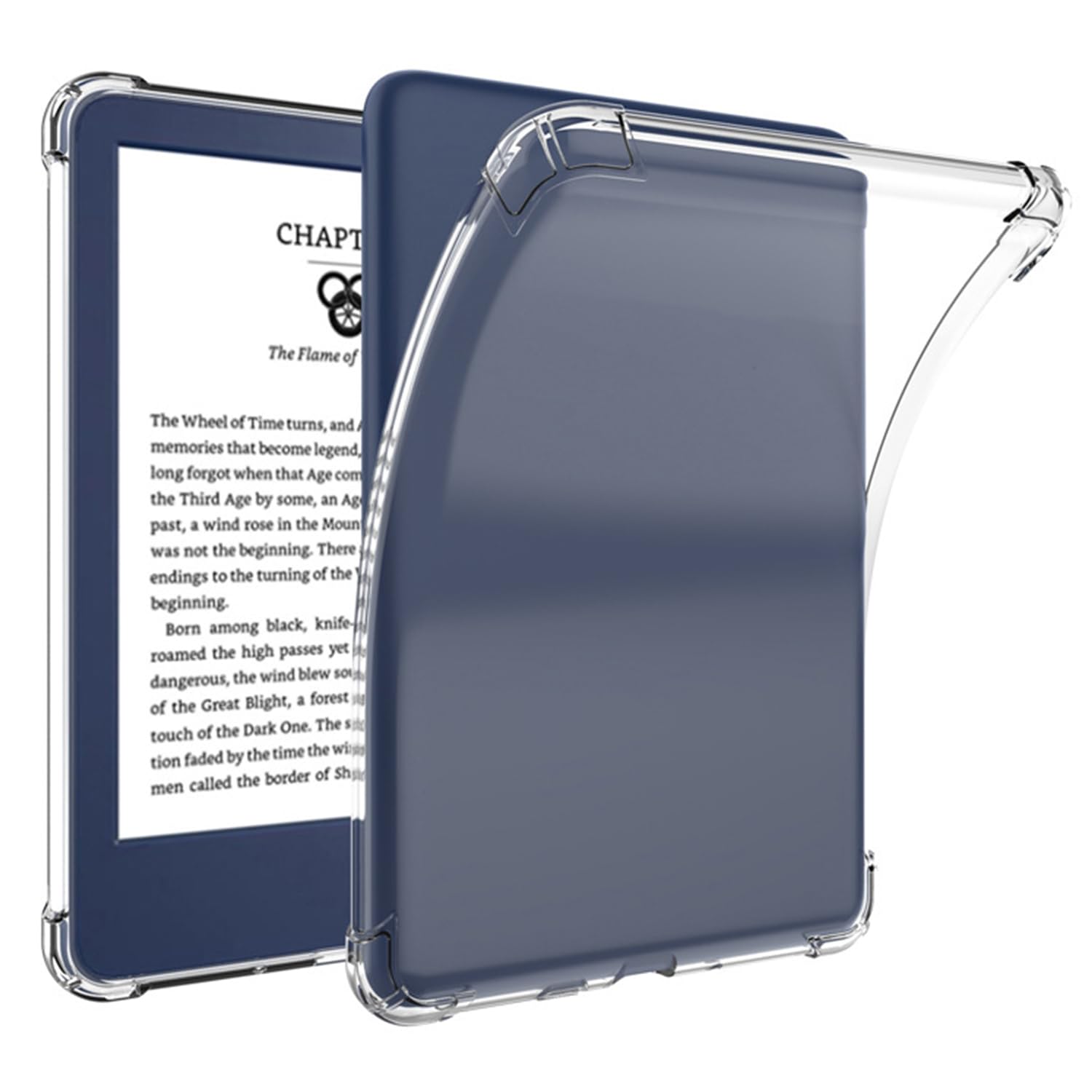 KXOYJAD Clear Case Compatible with Hanvon Clear 6, 6 Inch Kindle 2024 and iReader Neo 2 - Ultra Slim Soft TPU Transparent Cover,