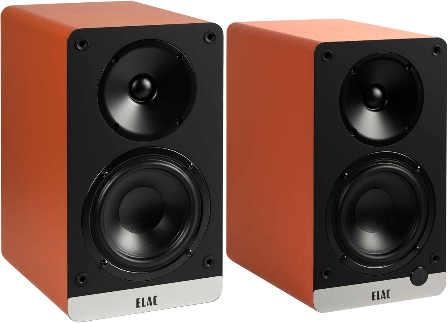 ELAC DCB41-OR - Debut ConneX 4.5 Powered Speakers - Orange, Pair