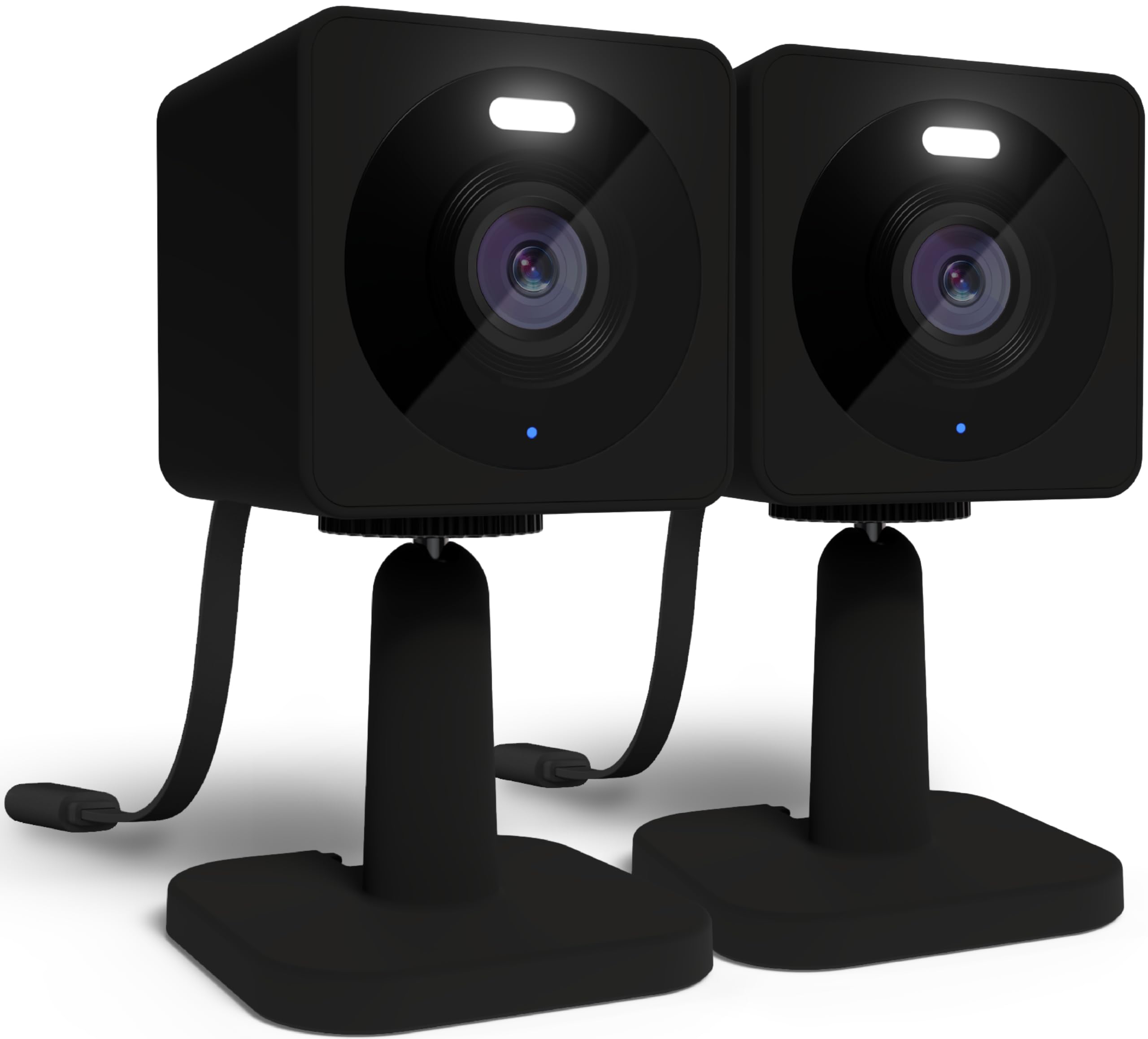 Wyze Cam Og Indoor/Outdoor 1080P Wi Fi Smart Home Security Camera With Color Night Vision, Built In Spotlight, Motion Detection, 2 Way Audio, Compatible With Alexa & Google Assistant, Black (2 Pack)