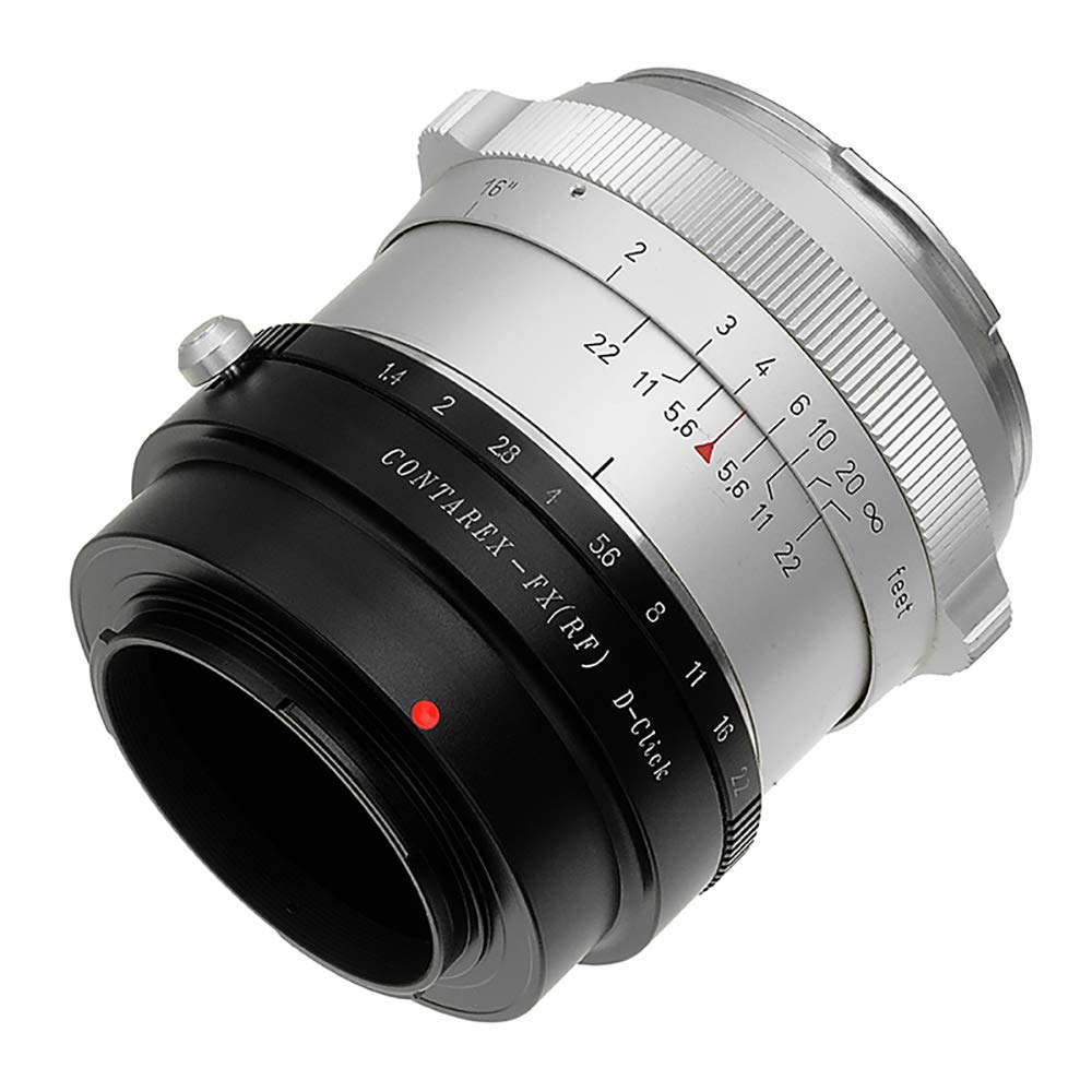 Fotodiox Pro Lens Mount Adapter - Contarex Lens (Crx-Mount) Lens To Fujifilm X-Series With Declicked Aperture Control Dial; Fits