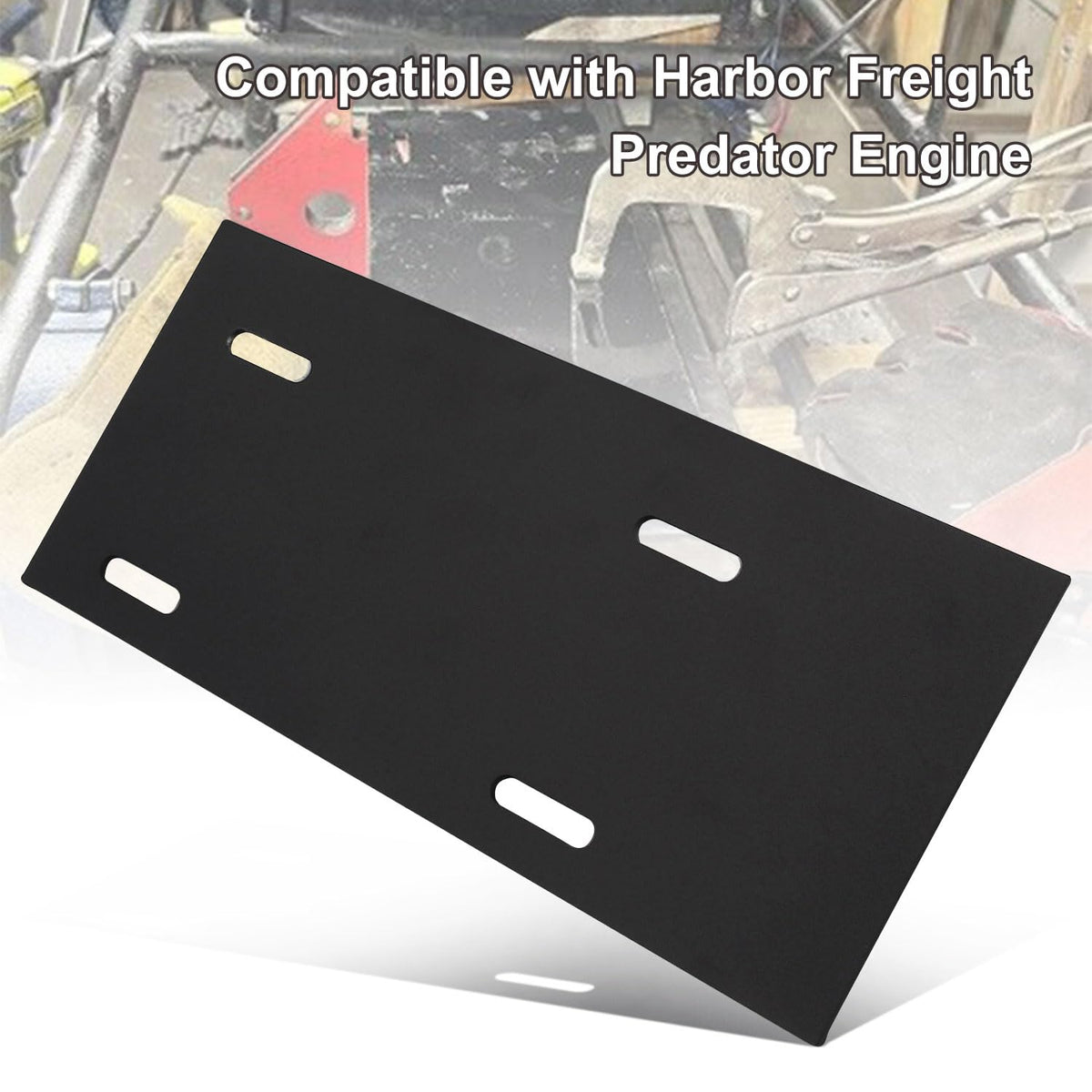 ZHIXING Mounting Plate Kit for Predator Engine 212cc/79cc - Black, Inc ...