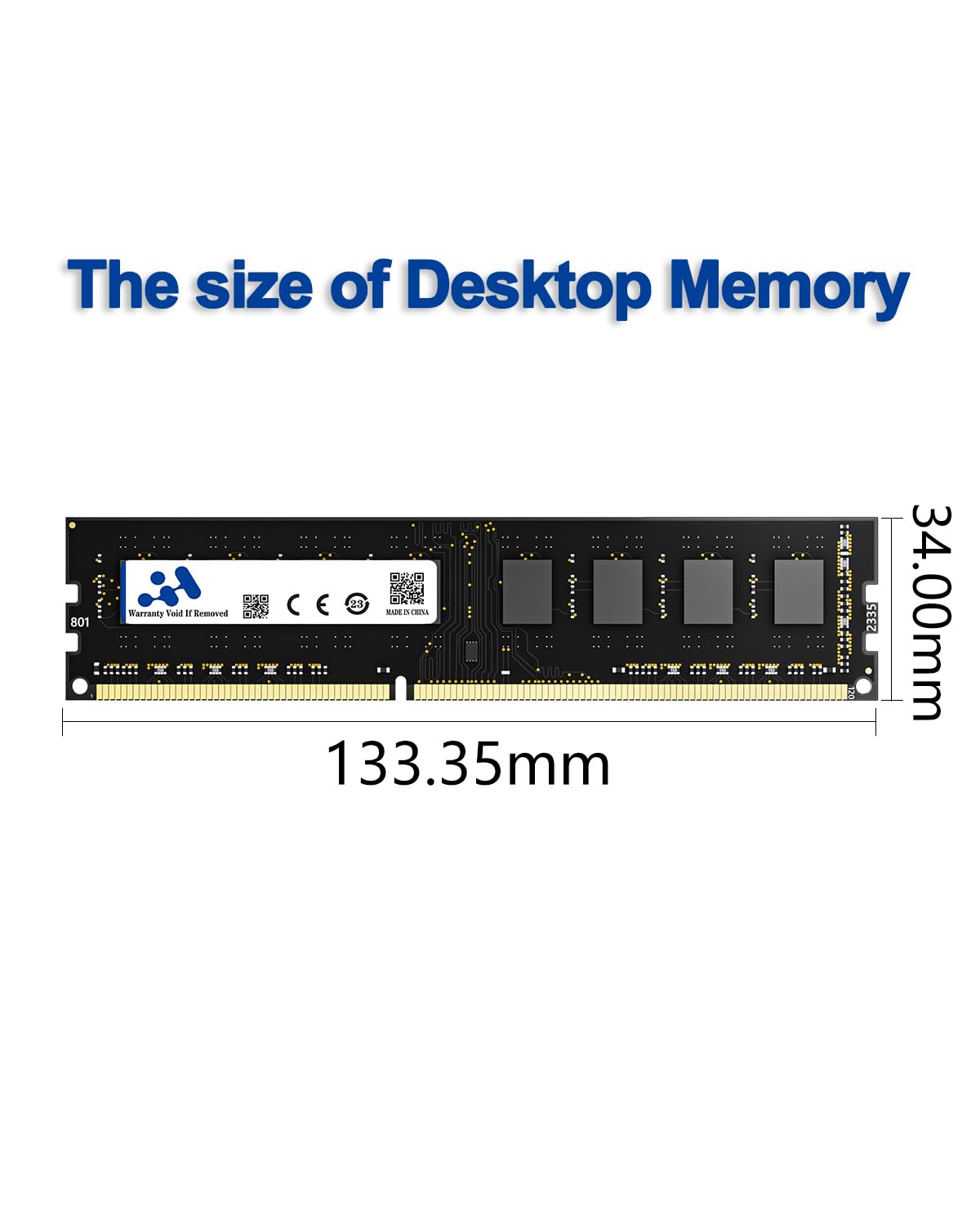 Arshray Ram Ddr4 16Gb 3200Mhz, Pc4 25600 Cl22 288Pin Desktop Memory 1.2V Non Ecc Unbuffered Intel Amd Compatible Dimm Computer P