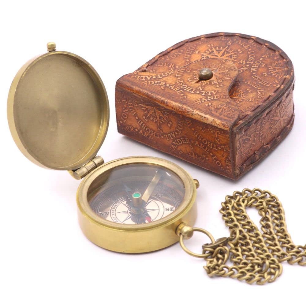 So You Can Always Find Your Way Back Home, Brass Compass Engraved Gifts For Men, Bronze Gifts For Men, Romantic Gifts For Him/He