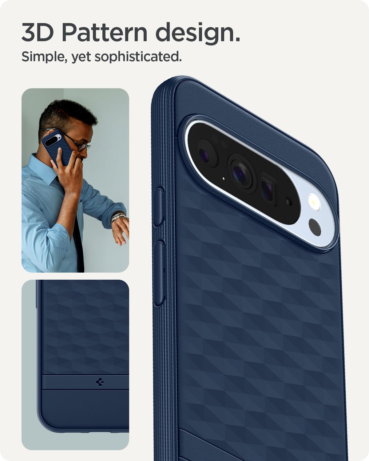 Spigen For Pixel 10/10 Pro Case, Parallax Magfit (2025) [Designed For Pixelsnap, Compatible With Magsafe Accessories] - Midnight