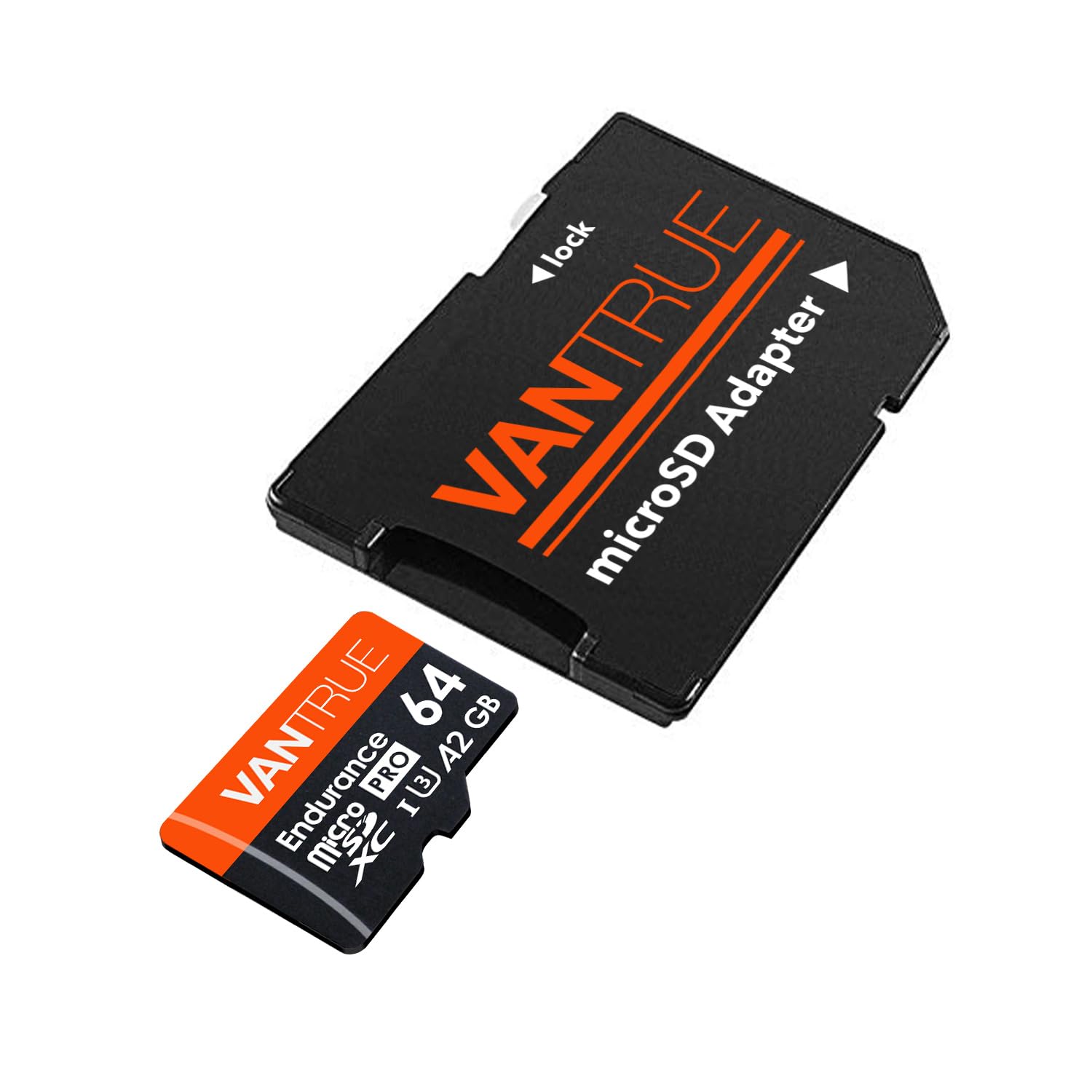 Vantrue 32Gb Microsdhc Card With Adapter, U3, Uhs I High Speed Sd Card For Dash Cams & Home Security System Video Cameras