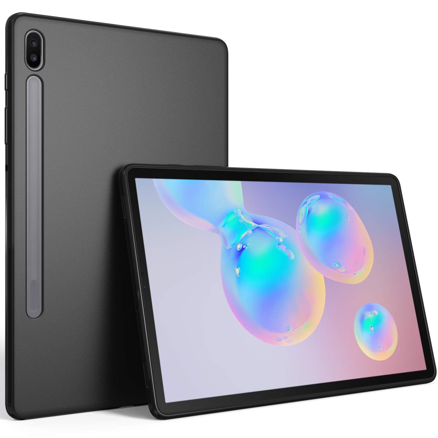 Puxicu Case For Galaxy Tab S6 10.5'' 2019 Case, Slim Design Matte Tpu Rubber Soft Tpu Protective Cover For Samsung Galaxy Tab S6