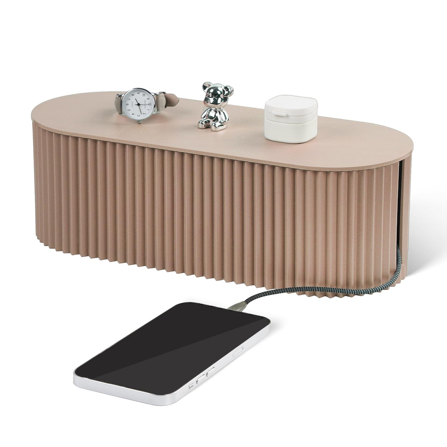 Ramfiyn Cable Management Box Large Cable Organizer Box For Power Strips, Surge Protectors, Chargers, Adapters, Tv Computer Wires