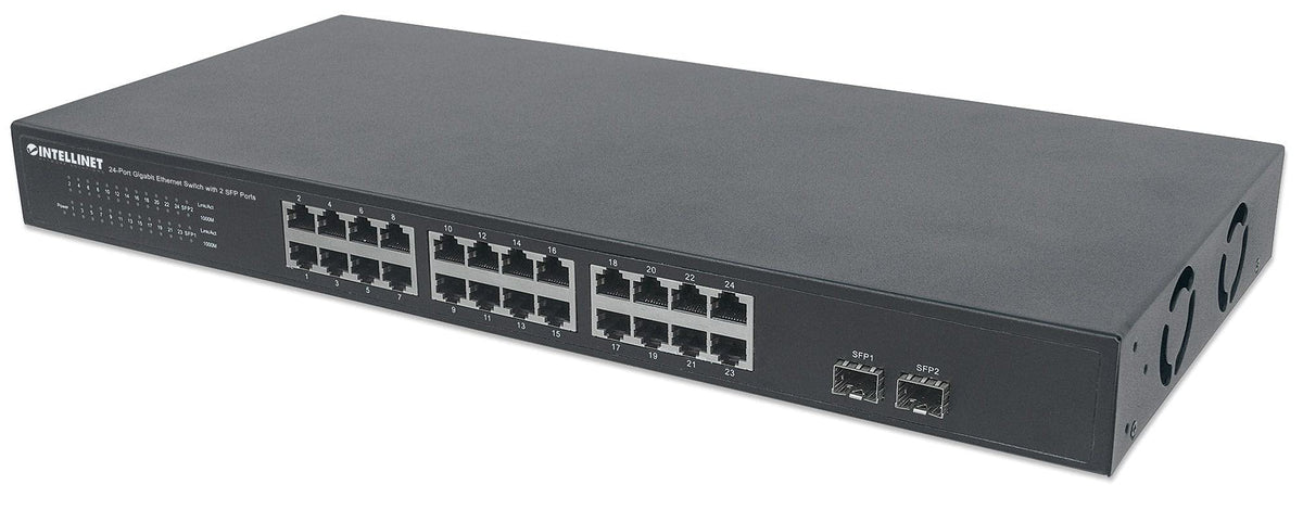 Intellinet 24 Port Gigabit Ethernet Switch With 2 Sfp Ports