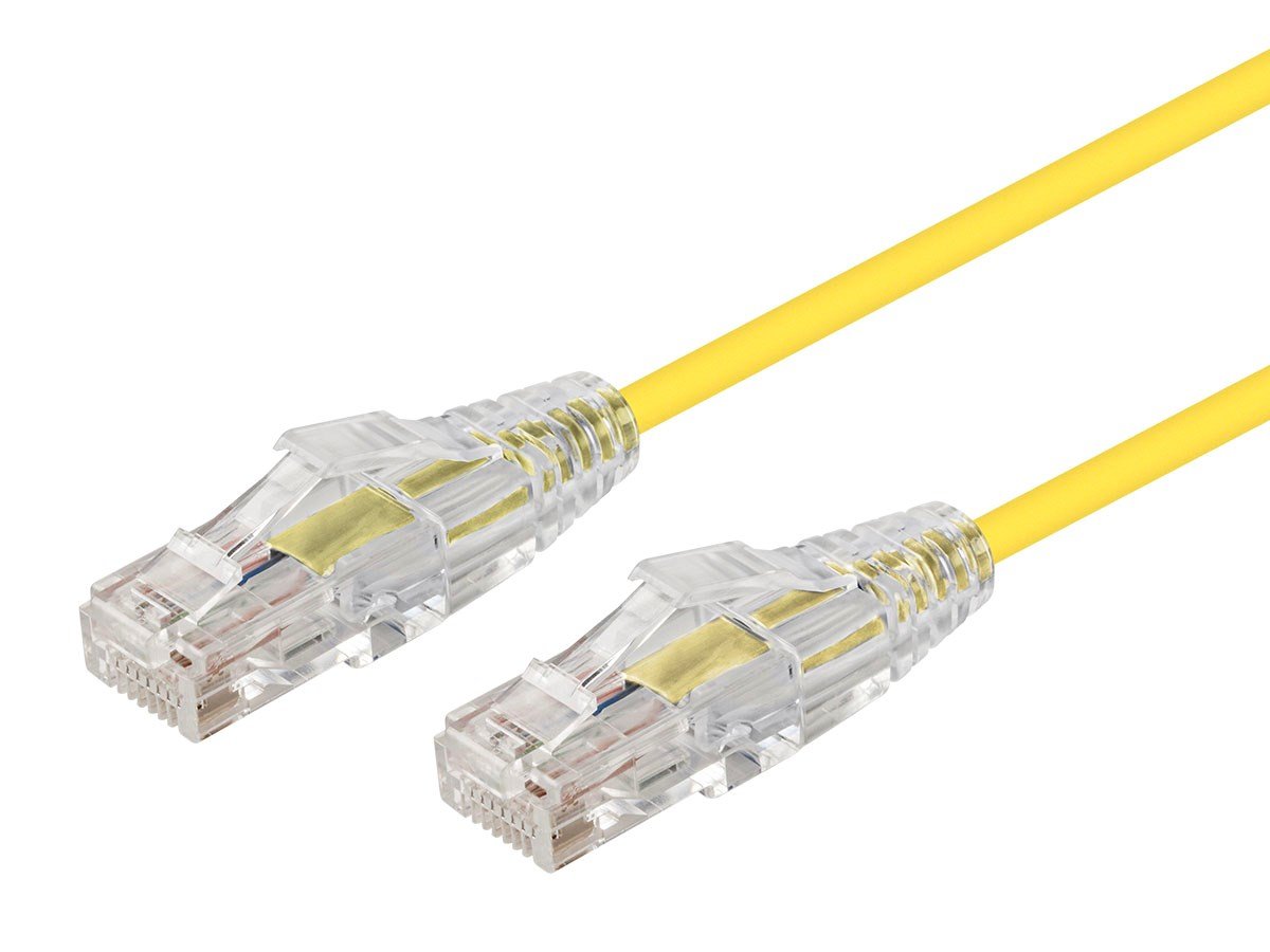 Slimrun  Cat6 Utp Cable-7Ft Yellow