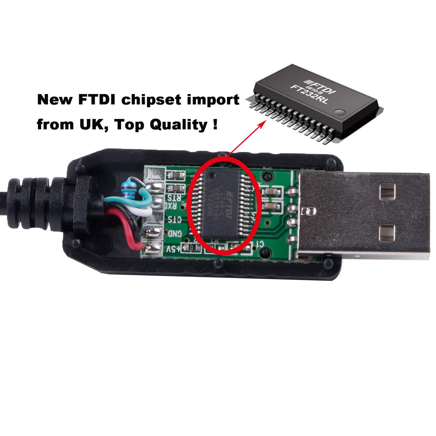Ft232Rl Usb To Rj45 Serial Converter Control Cable For Skywatcher Telescope Eq6-R Azeq6 Azeq5
