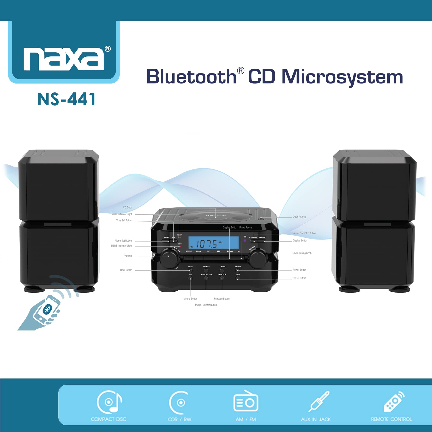 Bluetooth Cd Microsystem