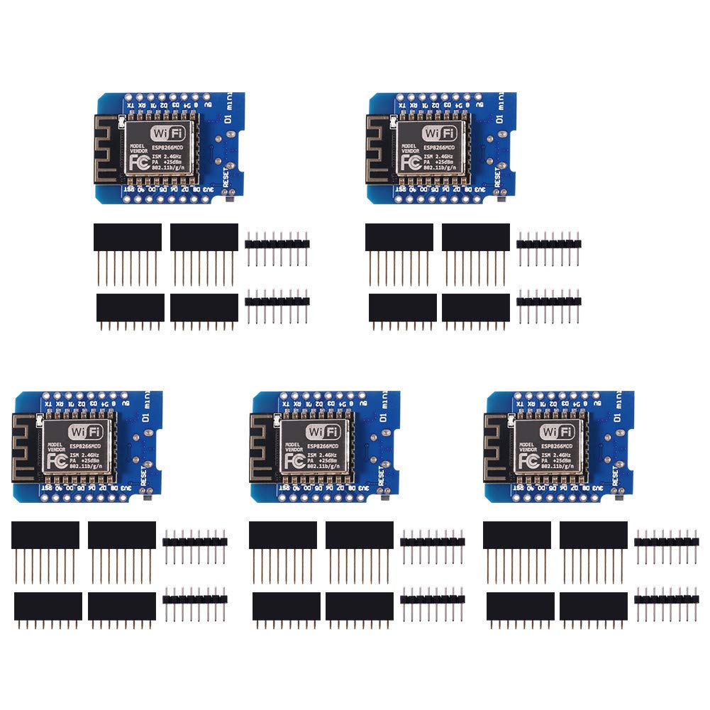 Aceirmc 5Pcs Esp8266 Esp 12 Esp 12F Nodemcu Mini D1 Module Wemos Lua 4M Bytes Wlan Wifi Internet Development Board Base On Esp82