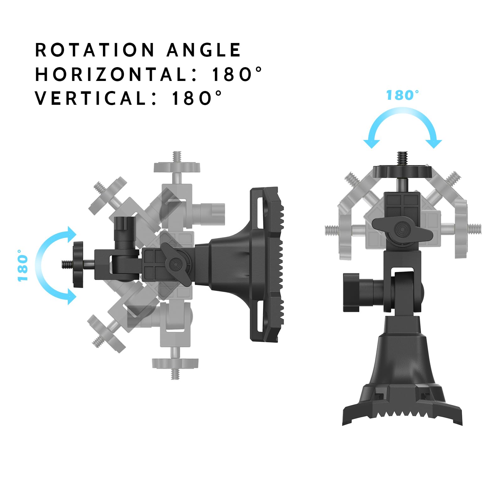 Camojojo Trail Cameras Mounting Bracket With 1/4 -20 Threaded Insert 360Rotating Adjustable Holder For Outdoor Hunting Gear Acce