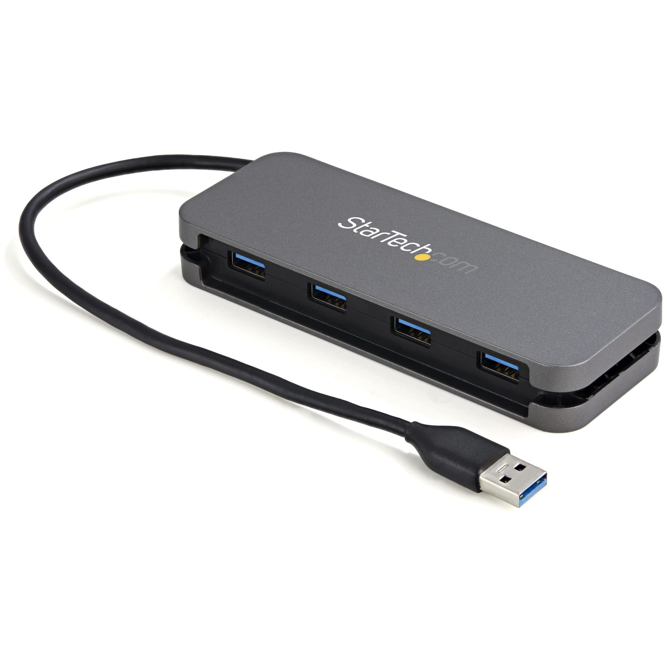 StarTech.com 4 Port USB 3.0 Hub - USB-A to 4X USB-A - SuperSpeed 5Gbps Portable USB 3.1 Gen 1 Type-A Hub - USB Bus Powered - Lap