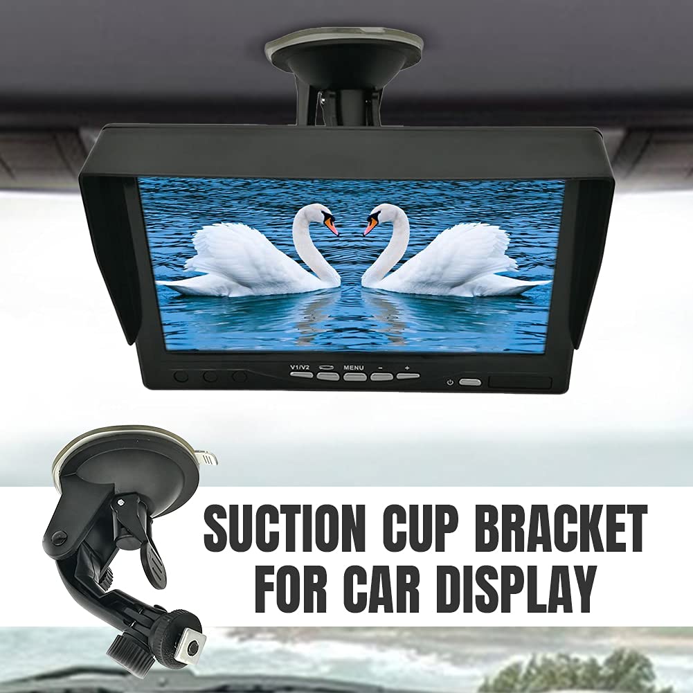 Windshield/Suction Cup Mount Bracket For 7 Inch Display Monitor, Dash Cam Suction Mount Gps Holder, Rear View Backup Camera Moni