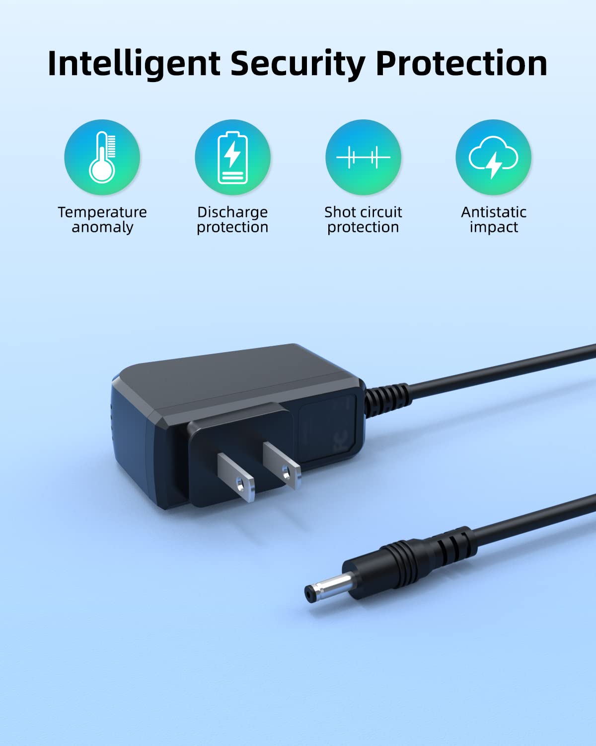 8V Power Cord Fit For Philips Hq840 Power Cord Shaver Norelco Multigroom Series 3000 Mg3760 Mg3760/50 Mg3750 Mg3750/50 Mg3750/10