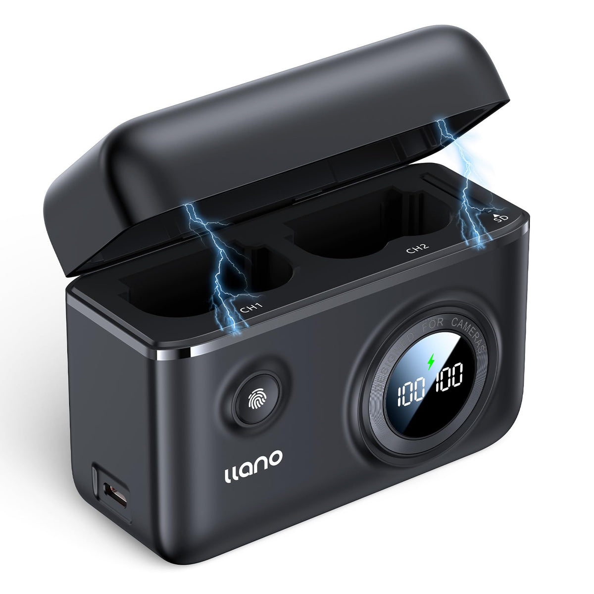 Llano Np W235 Dual Battery Fast Charger For Fujifilm Xt5, Xt4, Vg Xt4, Xs20, Gfx50S Ii, Gfx100S, Xh2, Xh2S