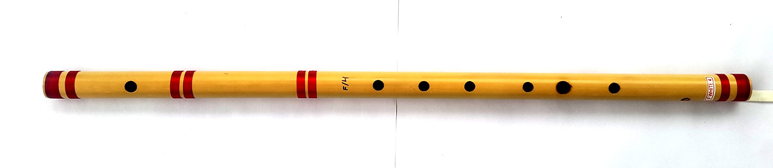 Indian Bamboo Flute InchF BassInch Bansuri 28 Inch In Velvet Cover & Rexine Case