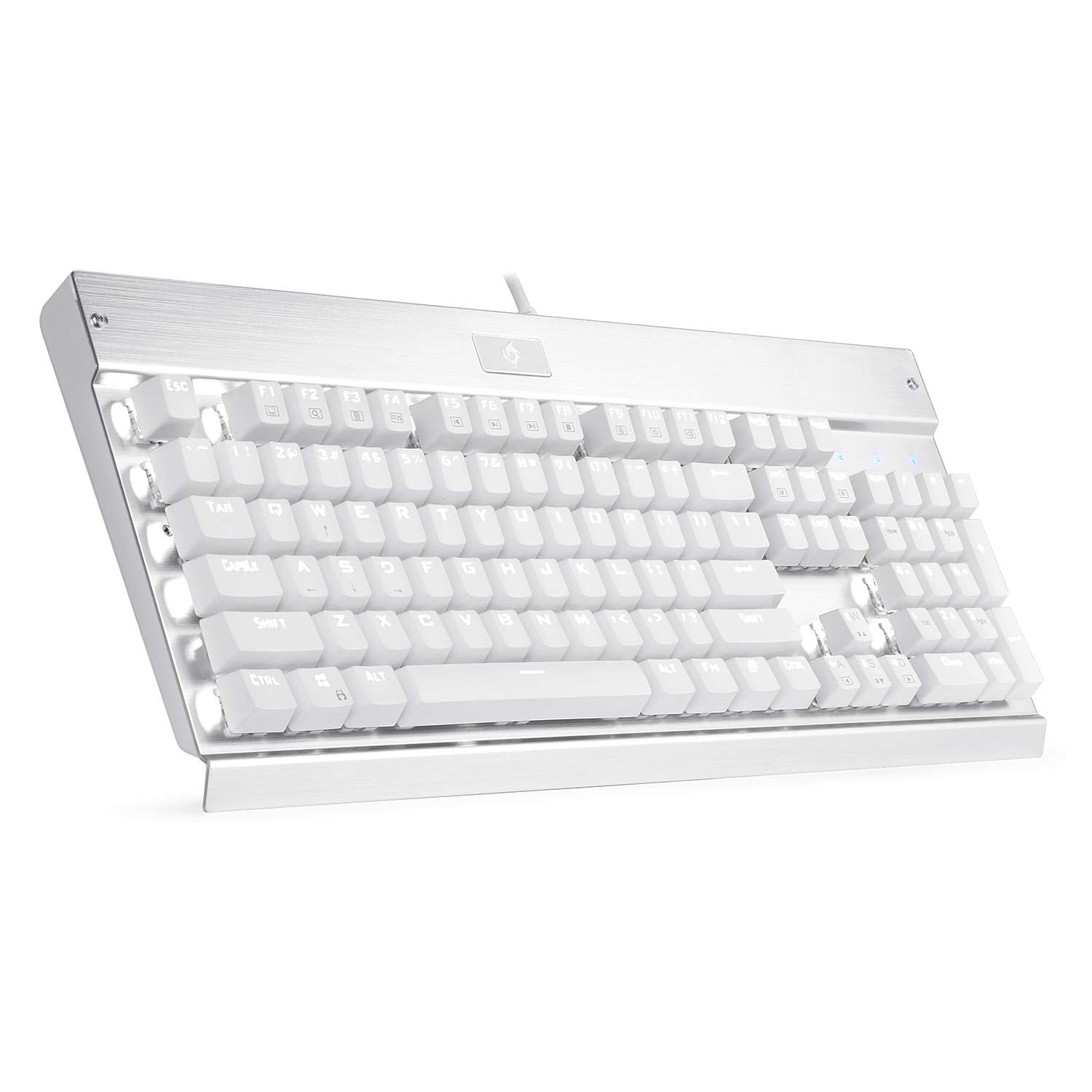 Eagletec Kg010 Wired Mechanical Keyboard Brown Switches Equivalent Ergonomic For Office Pc Home Or Business (Black Keyboard Not 