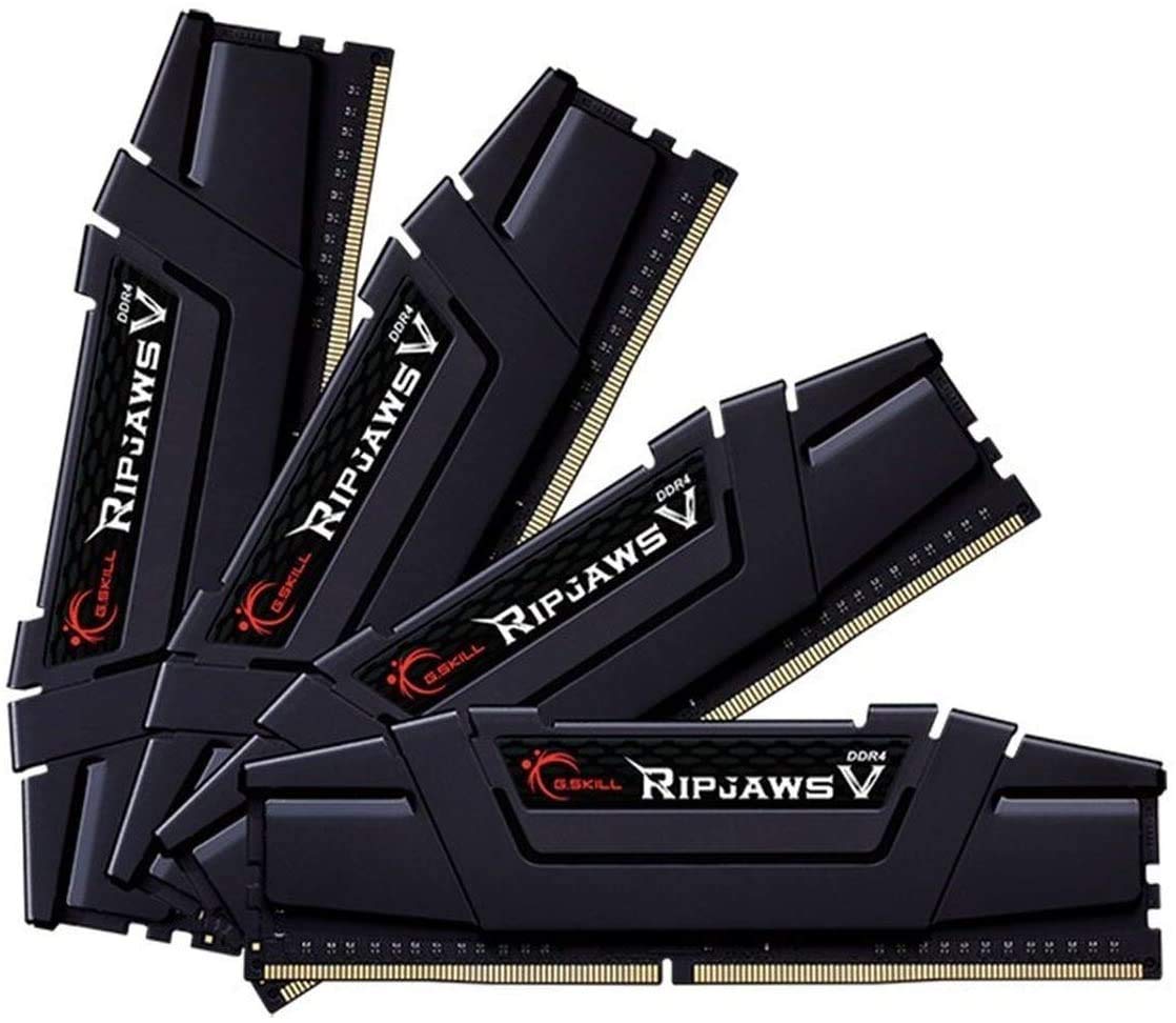 G.Skill Ripjaws V Series (Intel Xmp) Ddr4 Ram 128Gb (4X32Gb) 3600Mt/S Cl18-22-22-42 1.35V Desktop Computer Memory Udimm - Black 