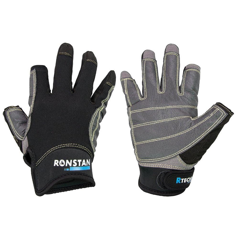 Ronstan Sticky Race Gloves - 3-Finger - Black - Xxl,WBAUVB083764TPZ