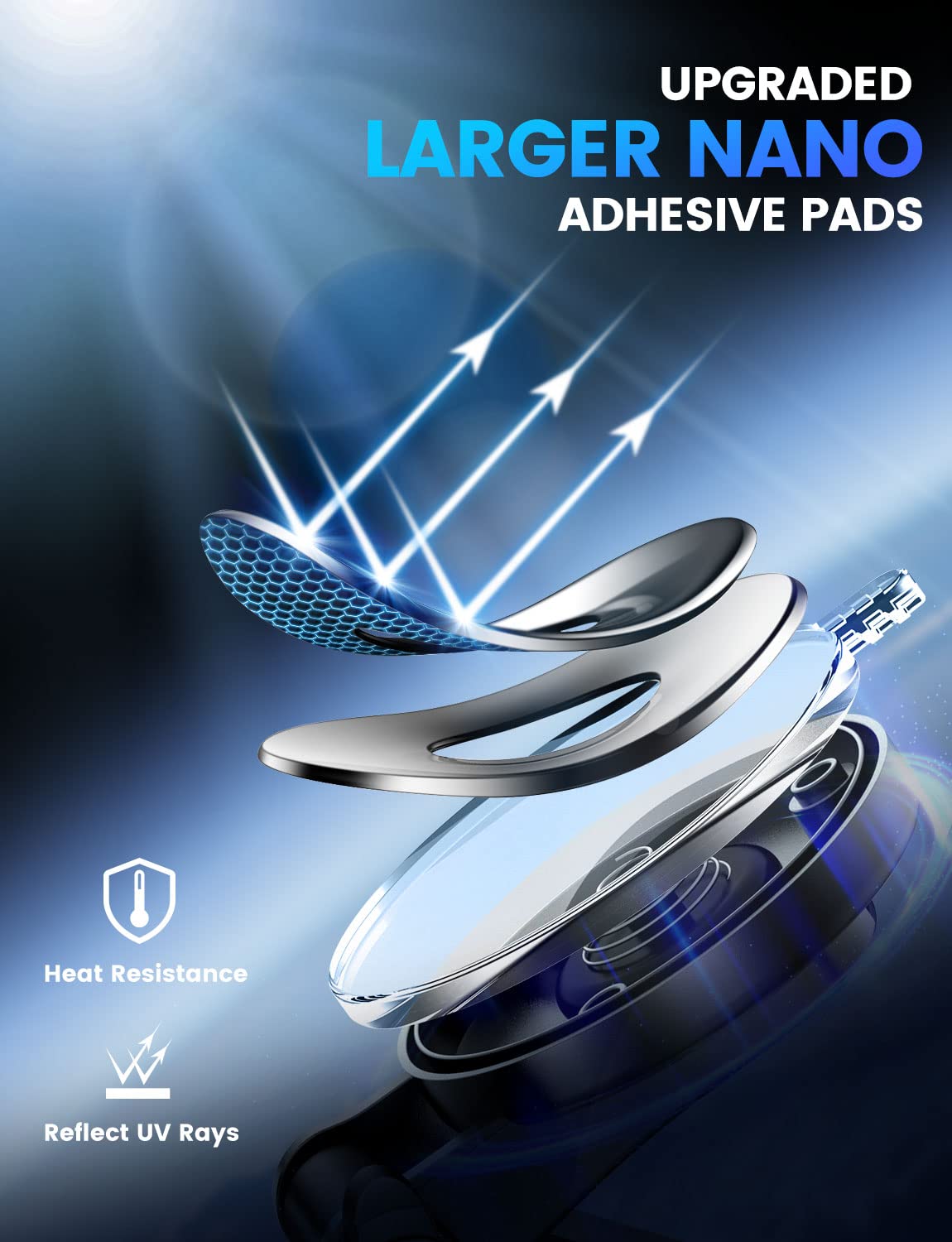 Esamcore Windshield Phone Mount For Car, Car Vent Phone Mount Gravity Suction Cup Phone Holder For Car Window Dashboard Car Cell