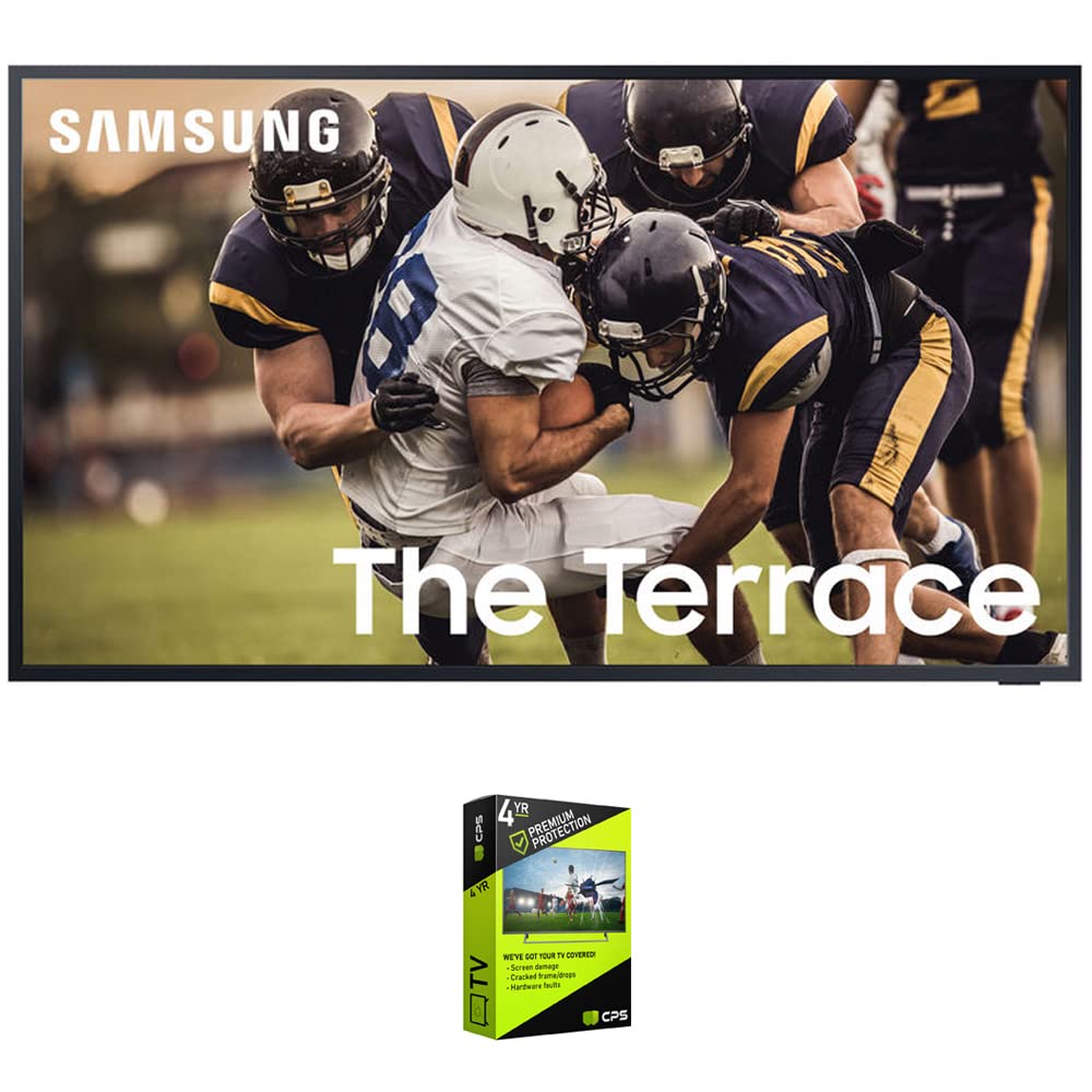 SAMSUNG QN75LST7TA 75 The Terrace QLED 4K UHD HDR Smart TV Bundle with Premium 4 YR CPS Enhanced Protection Pack