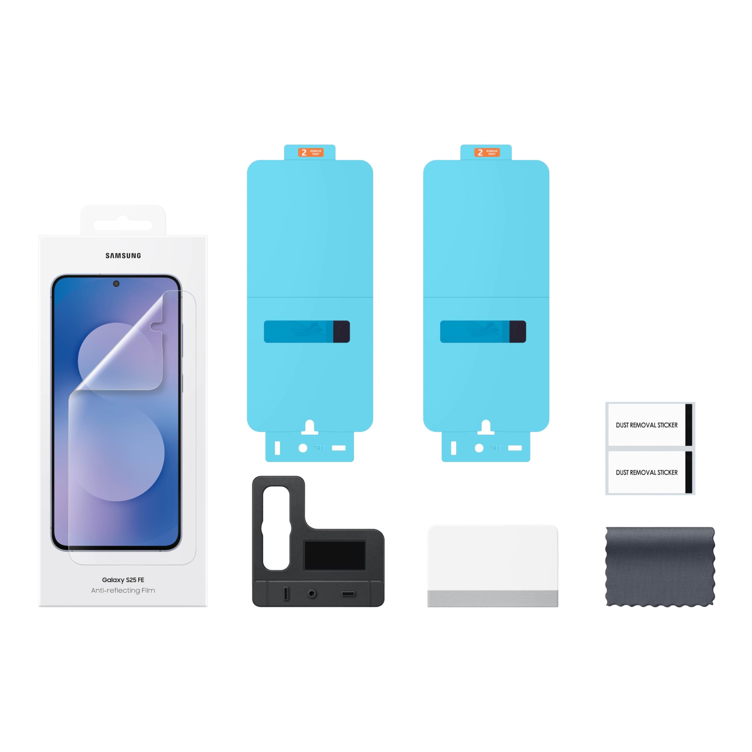 Samsung Galaxy S25 Fe Anti-Reflecting Film, Anti-Glare Phone Screen Protector, Anti-Dust And Anti-Dirt, Fingerprint Shield, Us V