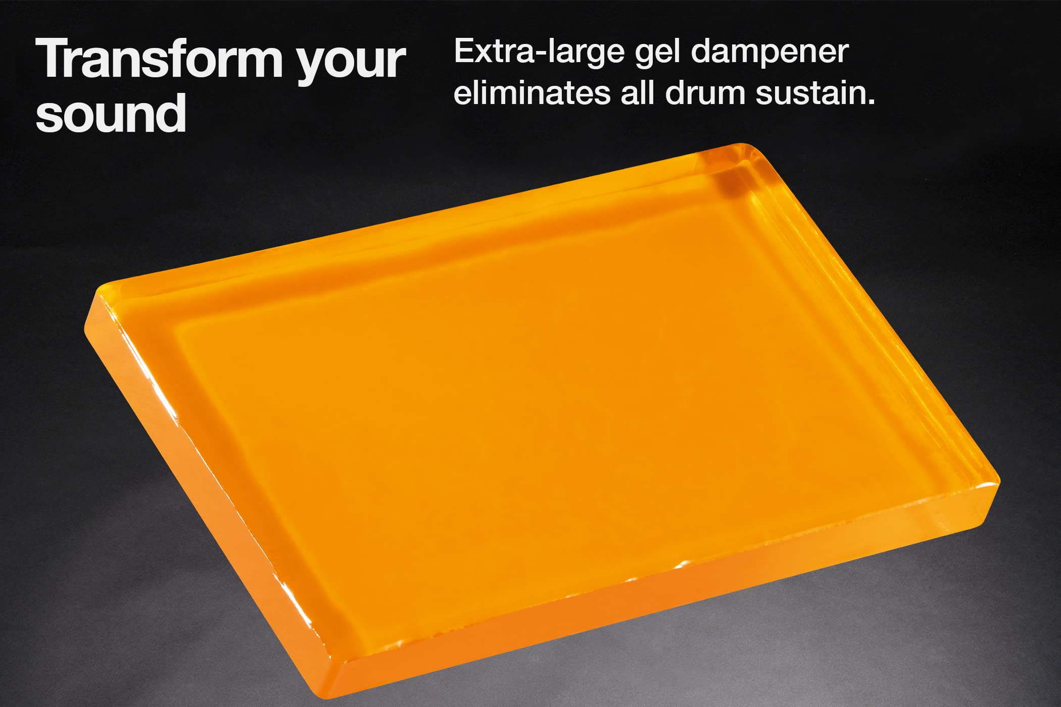 Meinl Cymbals Drum Honey Slab Large Dampening Gel Pad, Includes Storage Container, 1 Piece (Mdhs)