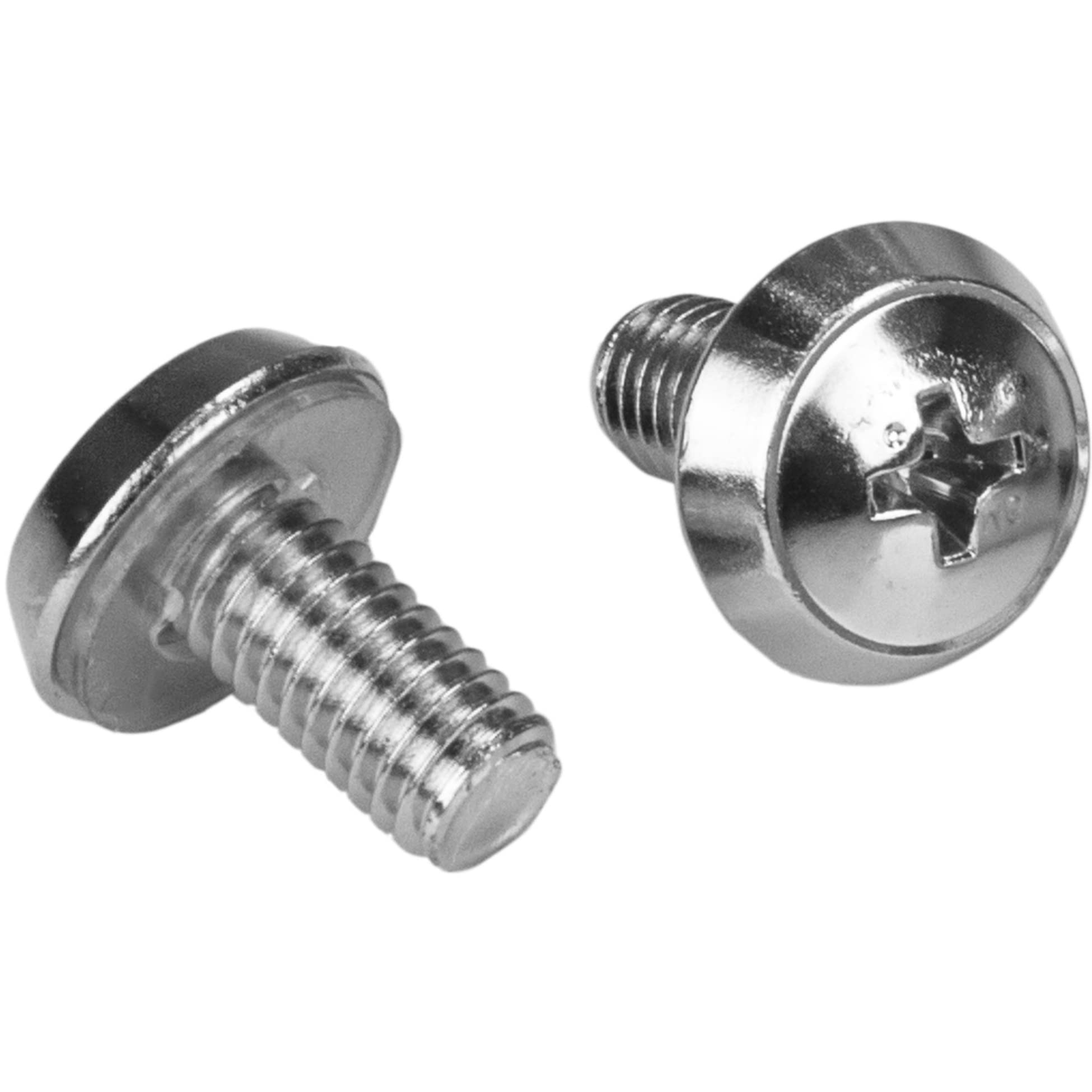 Startech.Com Rack Screws 20 Pack Installation Tool 12 Mm M6 Screws M6 Nuts Cabinet Mounting Screws And Cage Nuts (Cabscrwm620)