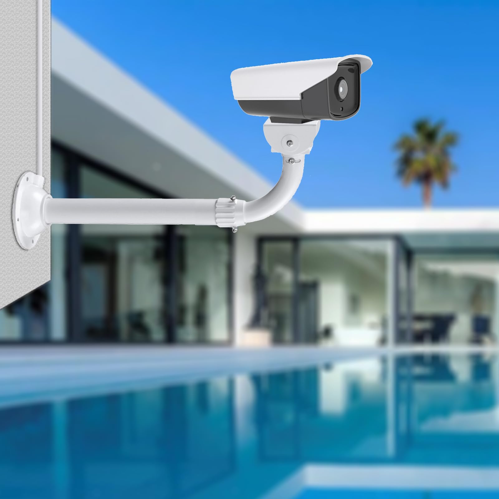 Witi Solid J Pole Bracket Extendable Mounting Holder For Security Surveillance Cameras,40Cm 60Cm Adjustable Wall And Ceiling Mou