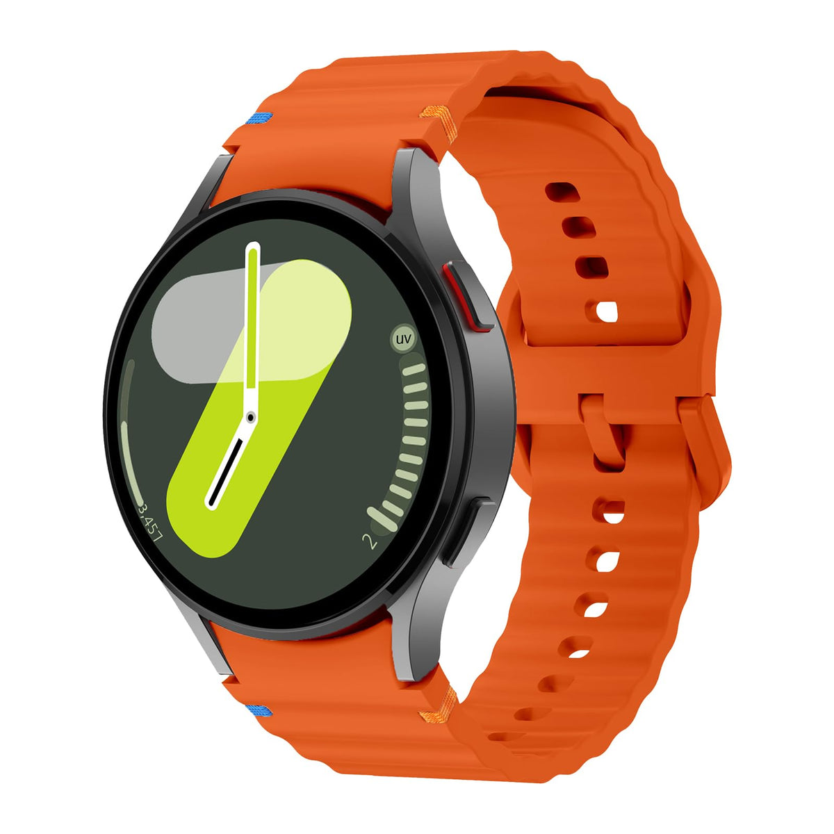 Sport Band Compatible With Samsung Galaxy Watch 7 Band 40Mm 44Mm,No Gap Soft Silicone Bands For Galaxy Watch Fe 40 Mm/Galaxy Wat