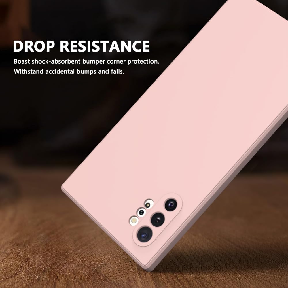 Wogroo For Samsung Galaxy Note 10 Plus Case Pink, Scratch Resistant With Soft Touch, Slim Thin Phone Cover For Samsung Galaxy No