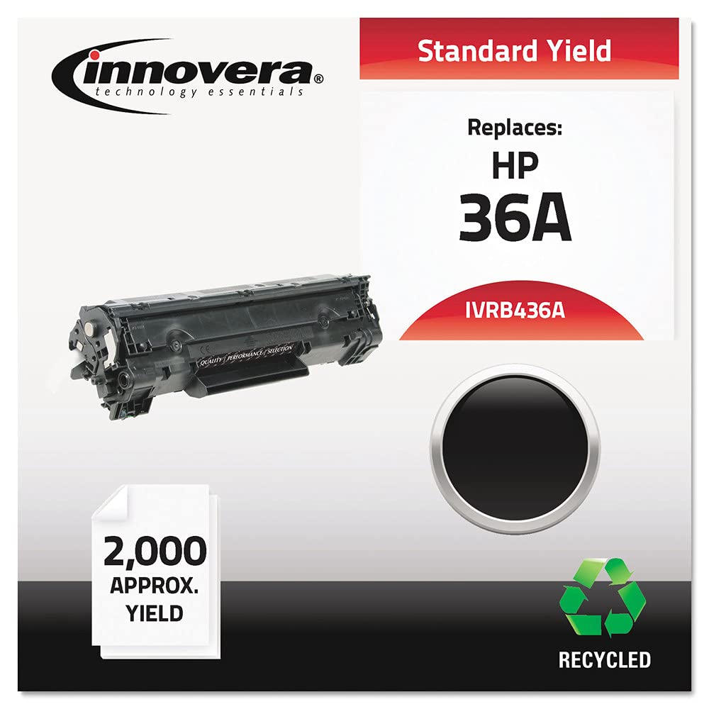 Innovera B436A Remanufactured Cb436A (36A) Micr Toner, 2000 Yield, Black Toner