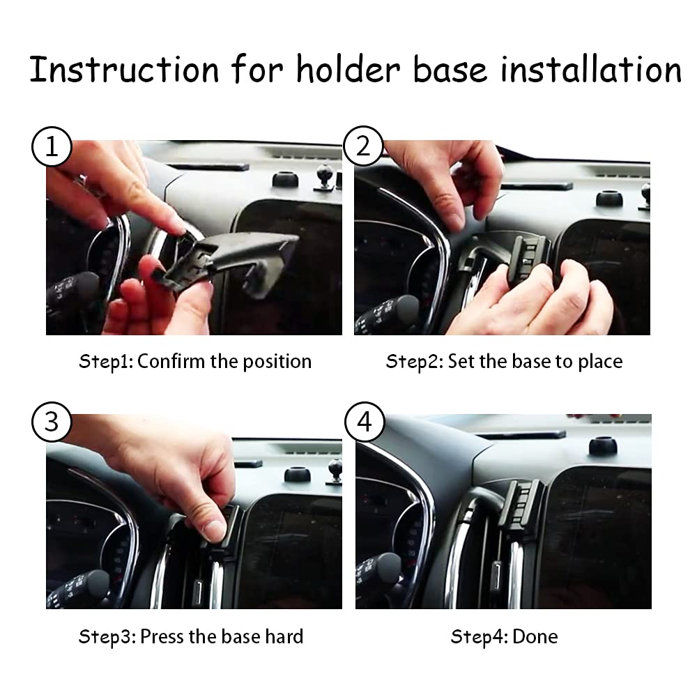 Lunqin Car Phone Holder For Chevrolet Equinox 2018 2019 2020 2021 2022 2023 2024 Chevy Auto Interior Accessories Best Cell Phone