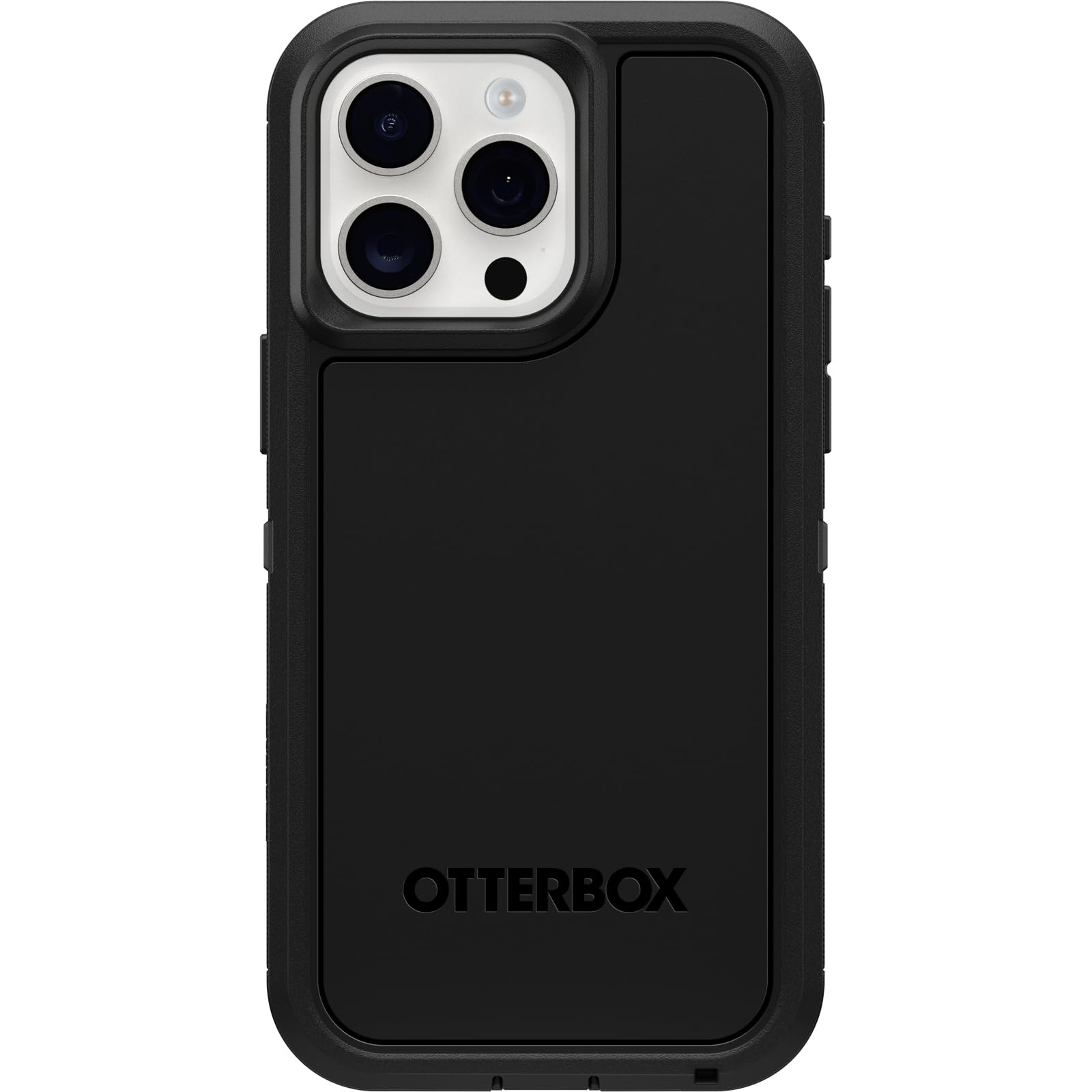 Otterbox Iphone 15 Pro Max (Only) Defender Series Xt Case   Black, Screenless, Rugged, Snaps To Magsafe, Lanyard Attachment