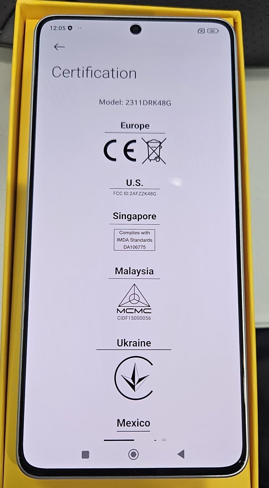 Xiaomi Poco X6 Pro 5G Global Unlocked (512Gb + 12Gb) Gsm 6.67' 64Mp Triple Camera (For Tmobile Mint Tello Global) (Yellow Global Rom)