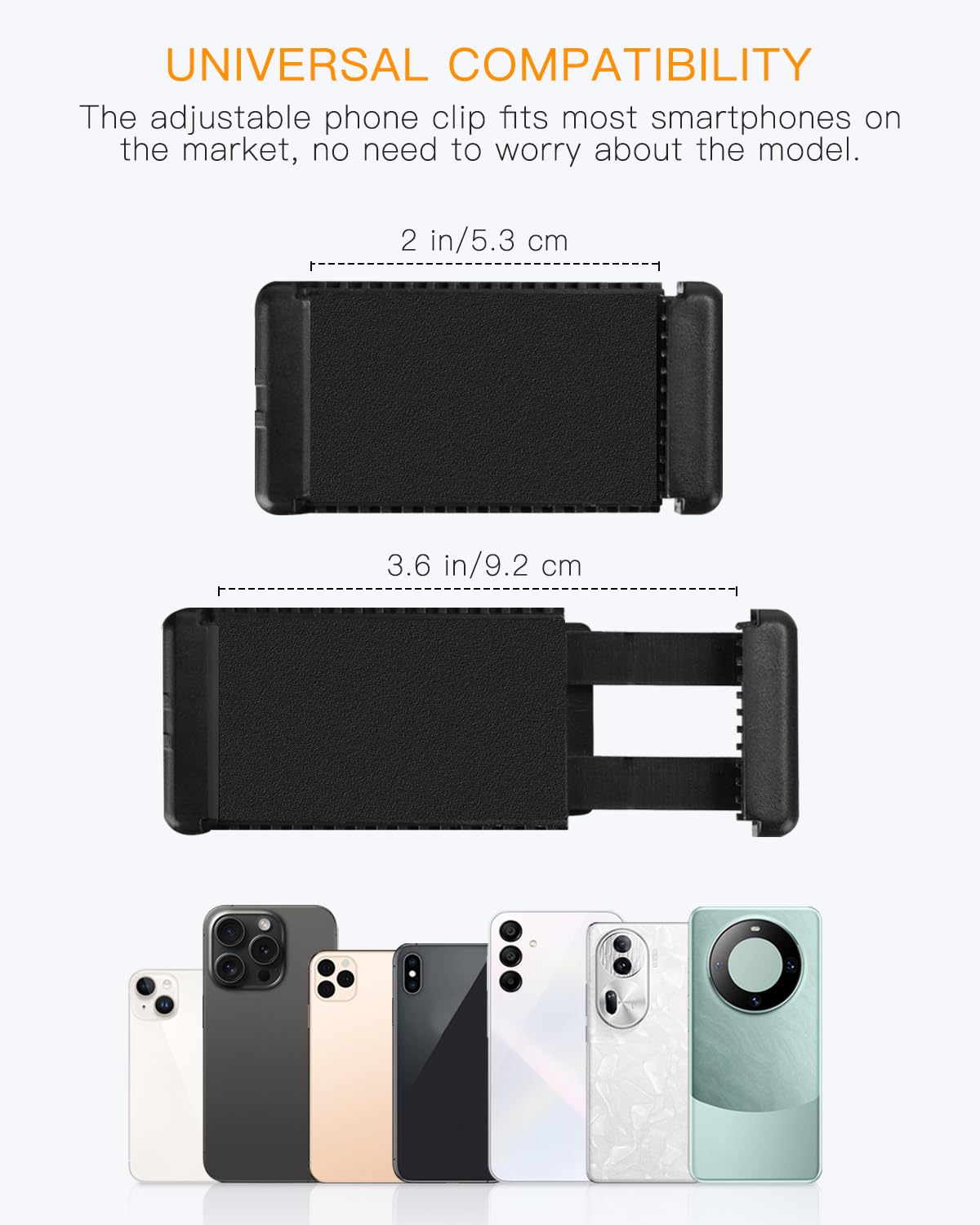 Jishahs Guitar Phone Holder Mount   Phone Strap For Guitar Players   Natural Thigh Positioning   Adjustable Angle   Compatible W