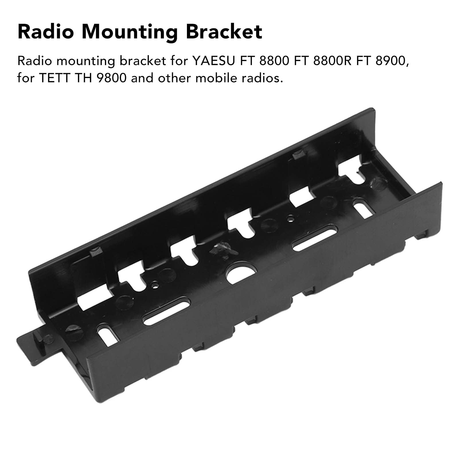 Radio Mounting Bracket, Universal Mobile Radio Panel Mount Bracket For Yaesu 8800 8800R 8900, For Th 9800 And Other Mobile Radios