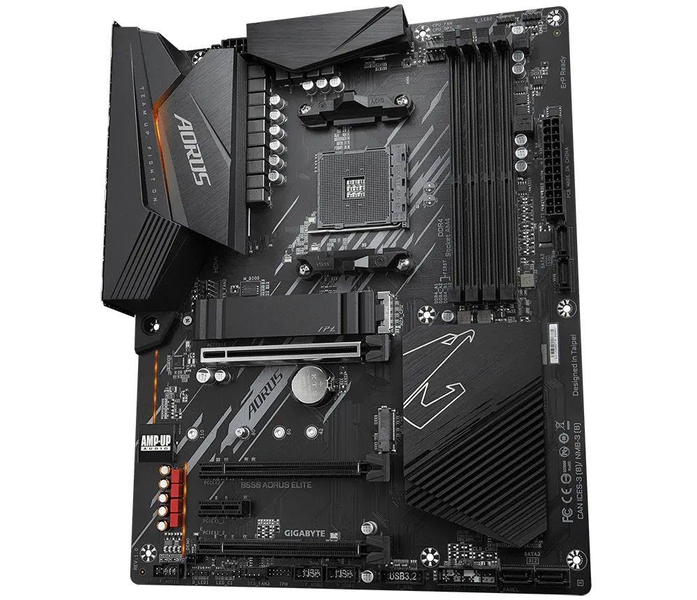 Gigabyte B550 Aorus Elite (Am4 Amd/B550/Atx/Dual M.2/Sata 6Gb/S/Usb 3.2 Gen 2/2.5 Gbe Lan/Realtek Alc1200/Hdmi/Dp/Pcie4.0/Ddr4/G