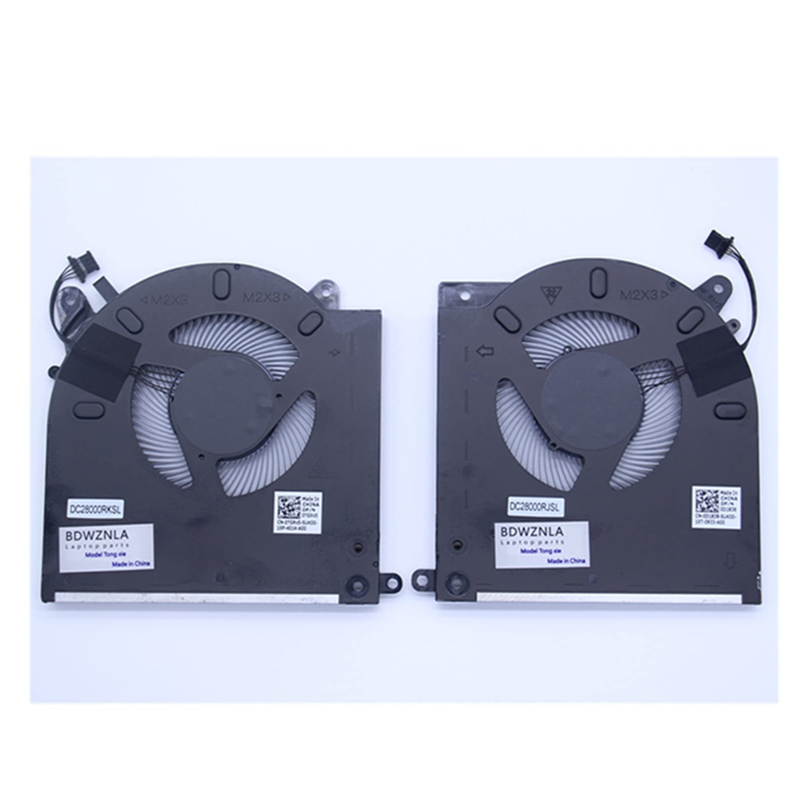 BDWZNLA New CPU + GPU Cooling Fan for Dell Alienware RTX3080 M15 R3 M15 R4 AWM15-7272WHT-PUS AWM15R4-7689WHT-PUS 7818WHT ALWM15R