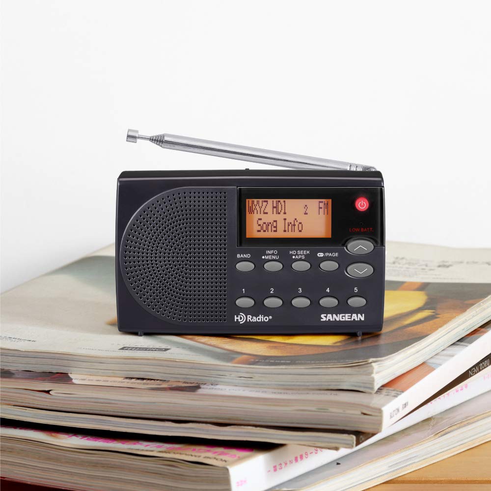 Sangean Hdr 14 Hd Radio/Fm Stereo/Am Portable Radio, Standart , Black